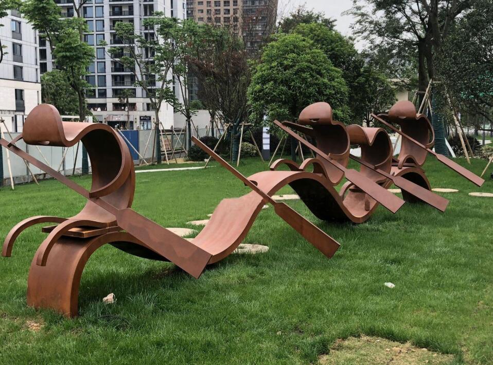 绥棱锈钢板造型