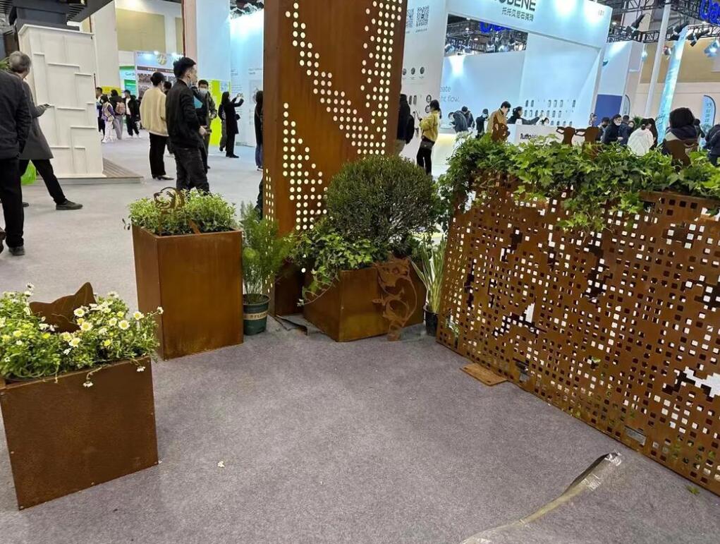 绥棱耐候钢花箱