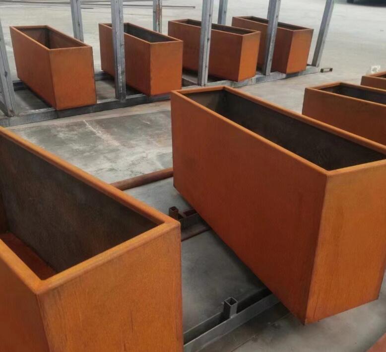 绥棱耐候钢花箱