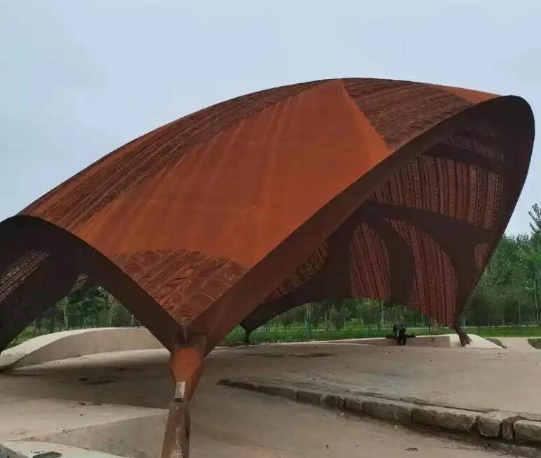 绥棱耐候钢幕墙案例